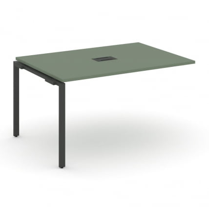 Проходной наборный элемент переговорного стола CONCEPT CN.NPRG-012 Кобо Антрацит_0