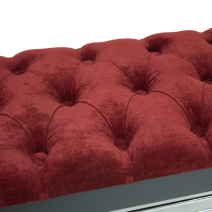 Банкетка Грейс Молочный дуб Бордовый_2