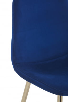 Стул Валенсия золотые ножки Синий_5