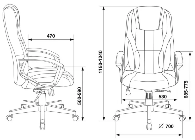 Кресло игровое Zombie 9 Black_8