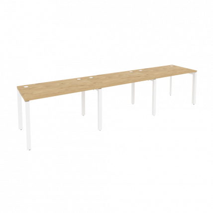 Рабочая станция на П-образном м/к ONIX O.MP-RS-3.2.7 Тиквуд Светлый/Белый_0