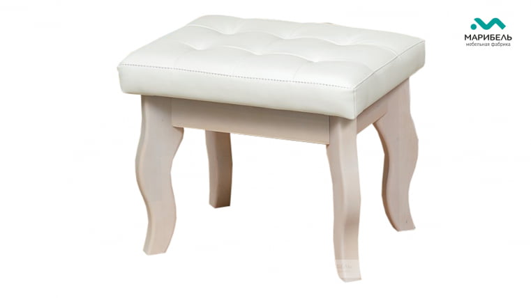 Банкетка «Болеро» 500/1 Кожа Terra 118/Орех темный массив_0