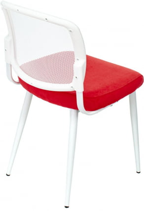 Стулья для кухни Бюрократ KF-8W Красный 2 шт._4