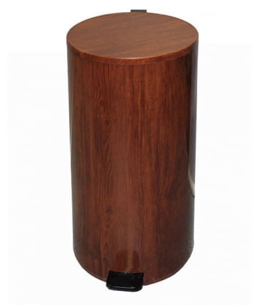 Урна с педалью 40 л (вишня)_0