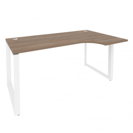 Стол эргономичный правый на О-образном м/к ONIX O.MO-SA-1R Дуб Аризона/Белый_0