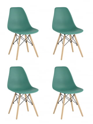 Стул Еамес Стйле ДСВ серо-зеленый 4 шт. комплект (разборный каркас) / Eames Style DSW_0