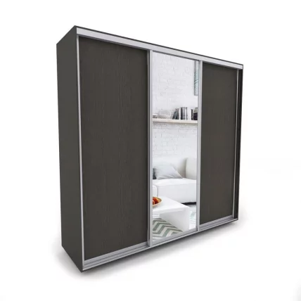 Шкаф-купе 3-х дверный Акцент-Сим ДЗ 1500х600 Венге_0