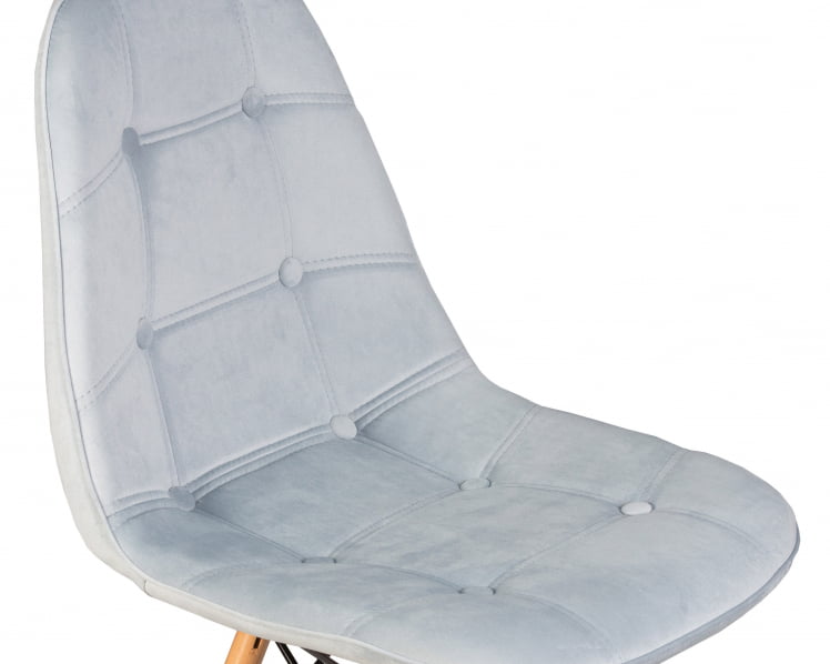 Стул обеденный DOBRIN BENNET Пудрово-голубой велюр HLR-15_6