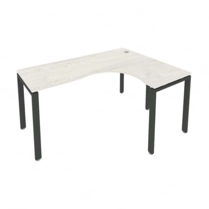 Стол письменный METAL SYSTEM Б.СА-4 Пр Наварра/Антрацит_0