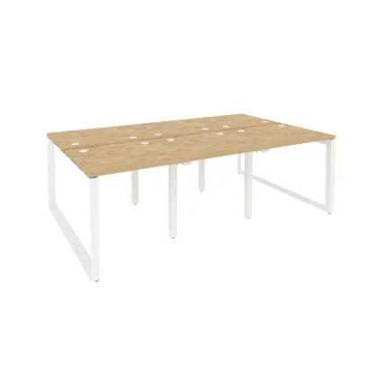 Рабочая станция на О-образном м/к ONIX O.MO-D.RS-6.0.7 Тиквуд Светлый/Белый_0