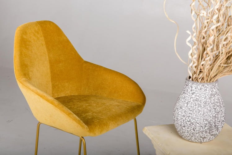 Стул полубарный Kent (ПБ) Браун/Линк Золото_5