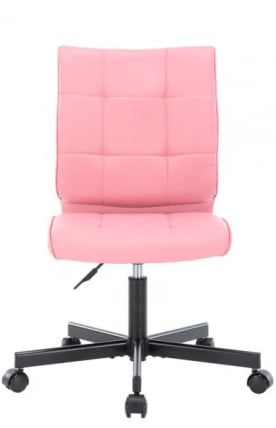 Кресло для персонала Everprof EP-300 Экокожа Розовый_1