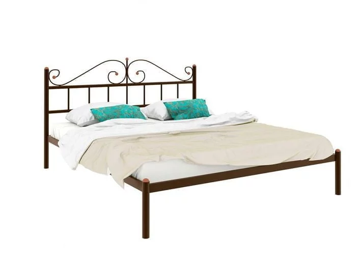 Кровать Диана 1400х2000 Коричневая_0