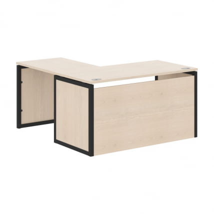 Стол письменный угловой правый XTEN-QP XQPCT 1415H R Бук Тиара Антрацит_0