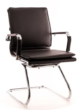 Кресло для посетителей Nerey CF экокожа Черный_3