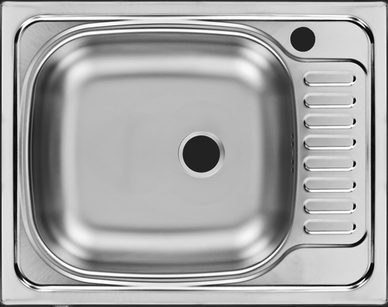 Мойка Кухонная Ukinox Классика Cll560.435-Gt6K 2L_0