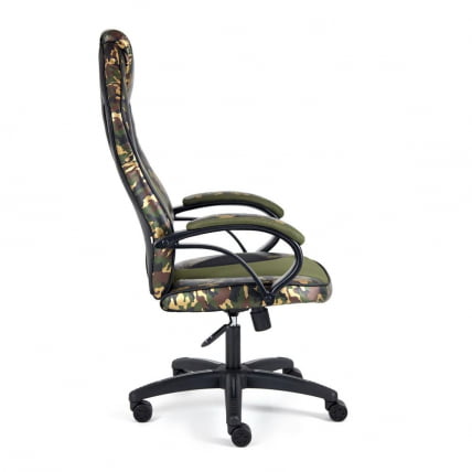 Кресло RACER GT MILITARY кож/зам/ткань, хаки/хаки, TW 28_6
