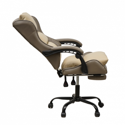 Кресло 897 KINGQUEEN, цвет светло-серый/бежевый, 897-lgray-beige_4