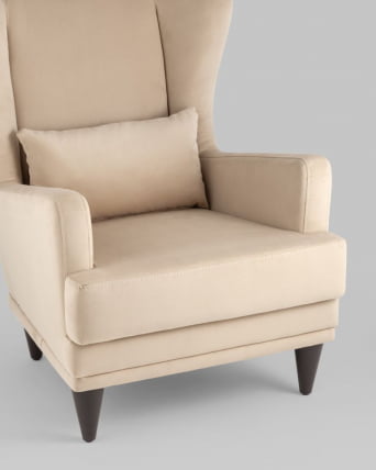 Кресло Скотт велюр Бежевый_2