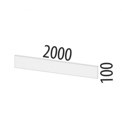 Цоколь ЦП 02.200 Светло-серый 2м_2