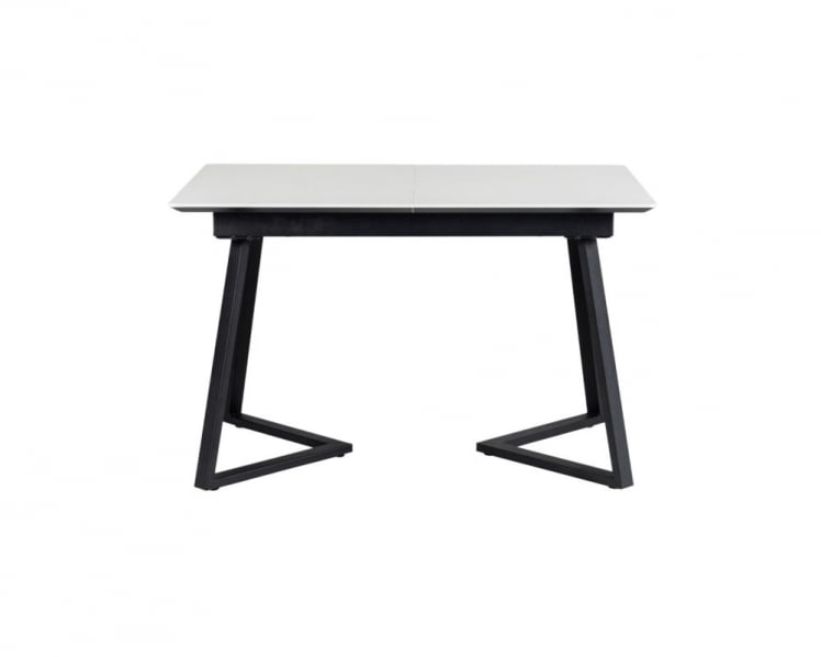 Стол Роналдо раздвиж. 120-160 Светлый мрамор/Бабочка_0