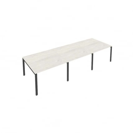 Переговорный стол (3 столешницы) Metal System Б.ПРГ-3.2 Наварра/Антрацит_0