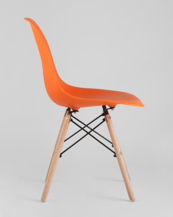 Стул Еамес ДСВ 4 шт. Оранжевый / Eames DSW_4