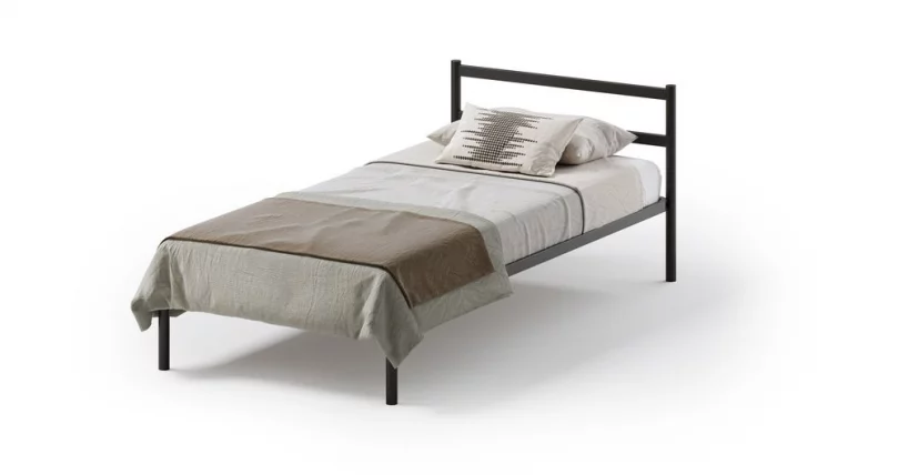 Кровать Метта 900x2000 Черная_0