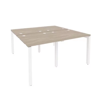 Рабочая станция на П-образном м/к ONIX O.MP-D.RS-4.0.8 Дуб Аттик/Белый_0