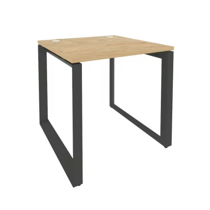 Стол рабочий на О-образном м/к ONIX O.MO-SP-0.8 Тиквуд Светлый/Антрацит_0