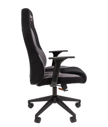 Кресло для геймеров CХАИРМАН ГАМЕ 11 Черный-св.серый / CHAIRMAN GAME_2