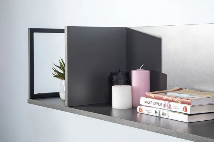 Полка навесная CITY 400955831h Графит_8