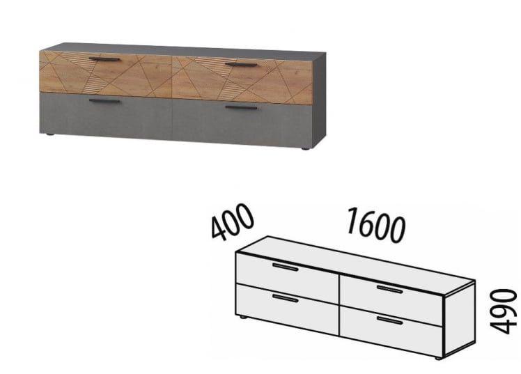 ТВ-тумба Джерси 602.02_7