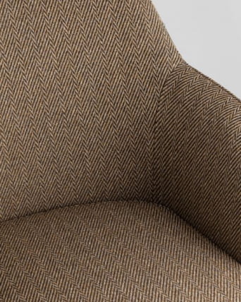 Стул обеденный Катйс оливково-бежевый елочка / Katys_7