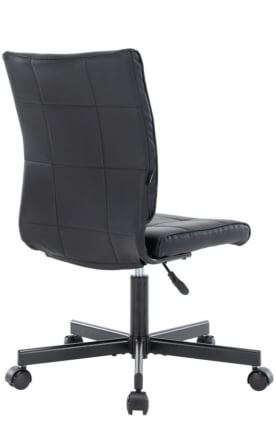 Кресло для персонала Everprof EP-300 Экокожа Черный_3