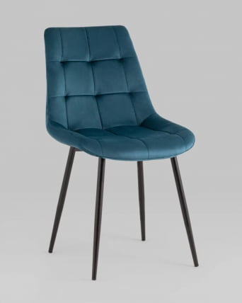 Стул Флекс New велюр сине-зеленый 2 шт._0