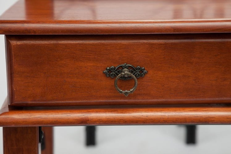 Столик туалетный AT-992 (DT-5) с мягким пуфом_1