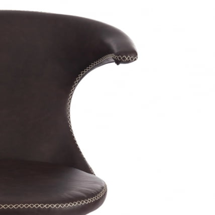 Стул FLAIR (mod. 9020) / 1 шт. в упаковке экокожа/металл, 60 х 56 х 78 см , коричневый 1/черный_4