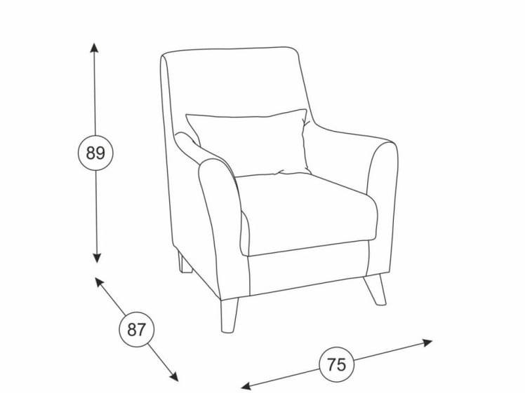 Кресло Либерти ТК 232 Лаунж 13 (серый)_1