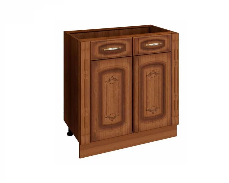 Стол с 2 ящиками с колоннами (без столешницы) 06.63.2_0