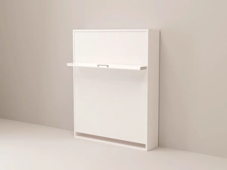 Кровать-трансформер Смарт 1 откидная К 1400 Дуб молочный_0