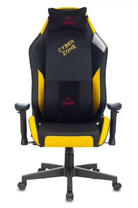Геймерское кресло Zombie HERO CYBERZONE PRO Черный-желтый_1