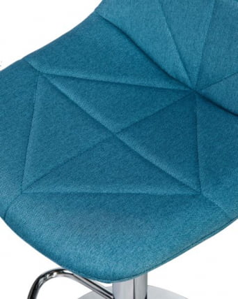 Стул барный DOBRIN DINA (синий) 2 шт_6