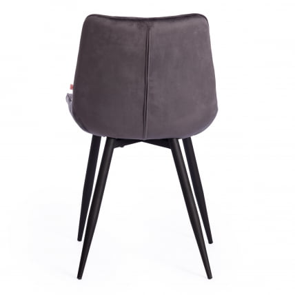 Стул ABRUZZO ( mod. 8060 ) металл,ткань, 42 х 60 х 84 х 49 см, серый вельвет (HLR-21)_3