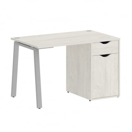 Стол письменный HOME OFFICE VR.SP-3-118.1.A Дуб Наварра/Серый металл_0