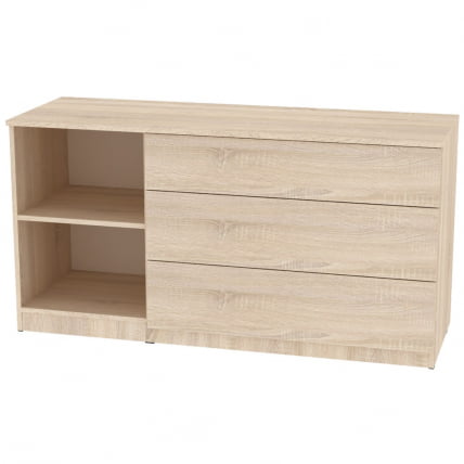 Комод Калисто(К46)699х1352х468ПУСХтоОПЕН(ДСС-Белый) / Калисто(K46)699х1352х468PUSHtoOPEN(ДСС-Белый)_1