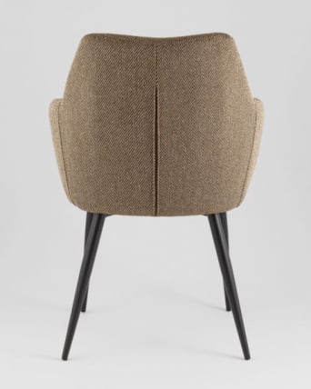 Стул обеденный Катйс оливково-бежевый елочка / Katys_3