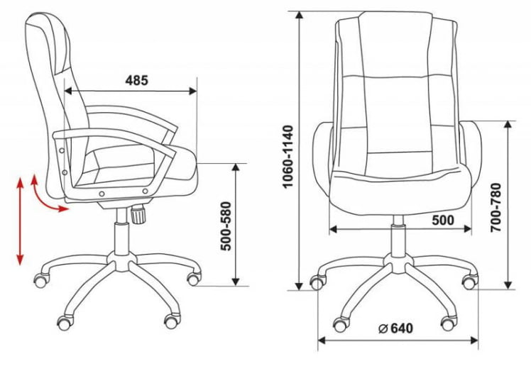 Кресло руководителя Бюрократ T-800N/BLACK_5