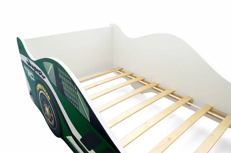 Кровать-машинка Супра Белая_2