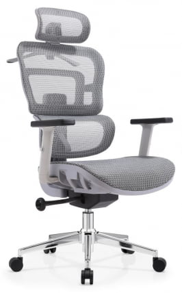 Кресло офисное ТопЧаирс Течно Профессионал серый / TopChairs Techno Professional_0